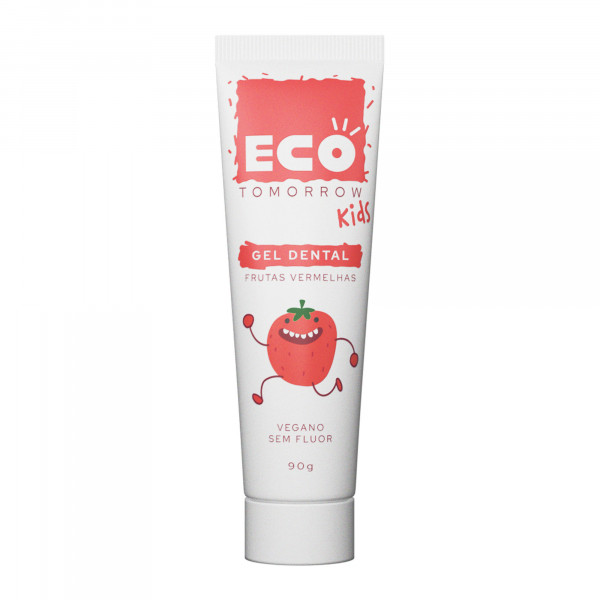 Gel Dental Frutas Vermelhas Eco Tomorrow Kids 90g