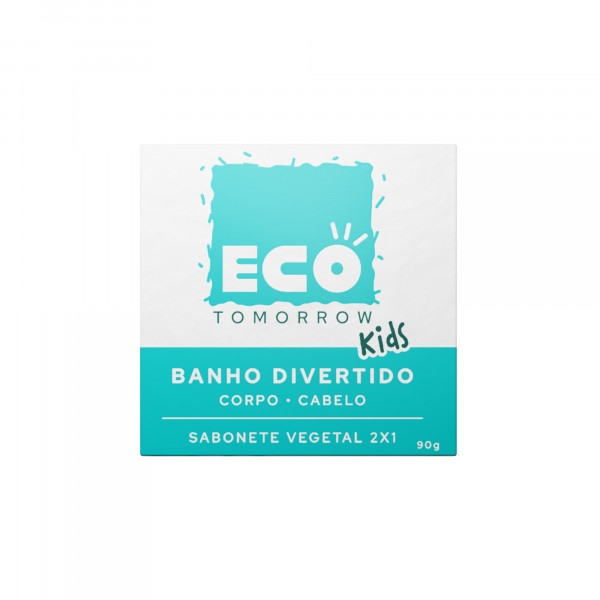Sabonete Vegetal Banho Divertido 2 em 1 Eco Tomorrow Kids 90g