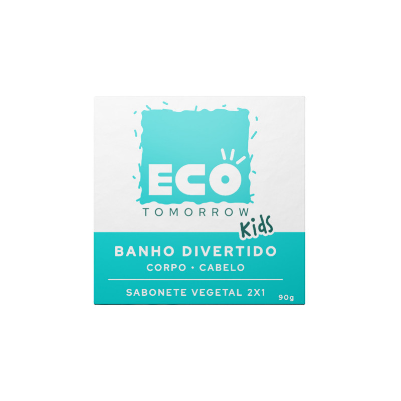 Sabonete Vegetal Banho Divertido 2 em 1 Eco Tomorrow Kids 90g
